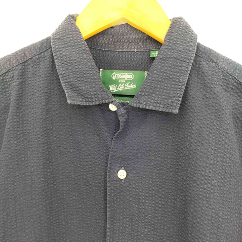 ギットマンブラザーズ GITMAN BROS. USA製 シアサッカー開襟シャツ メンズ  M